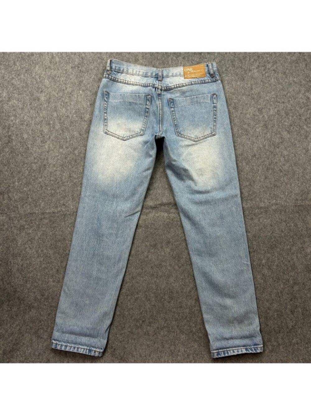 One Teaspoon Awesome Baggies Jeans Women's Size 26 Button Fly Distressed Denim - Picture 3 of 13